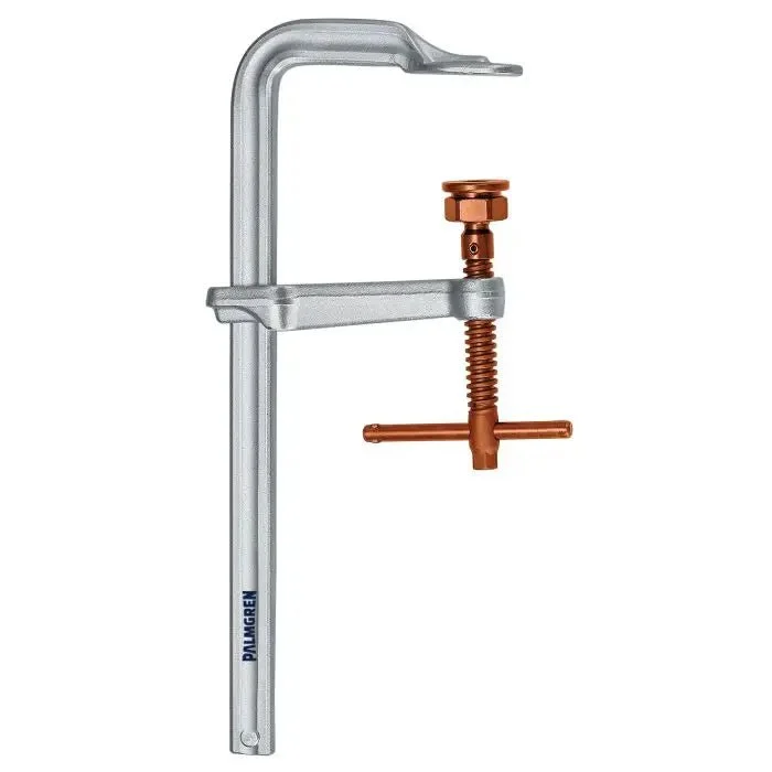 0-10" Heavy Duty L-Clamp Copper Spindle