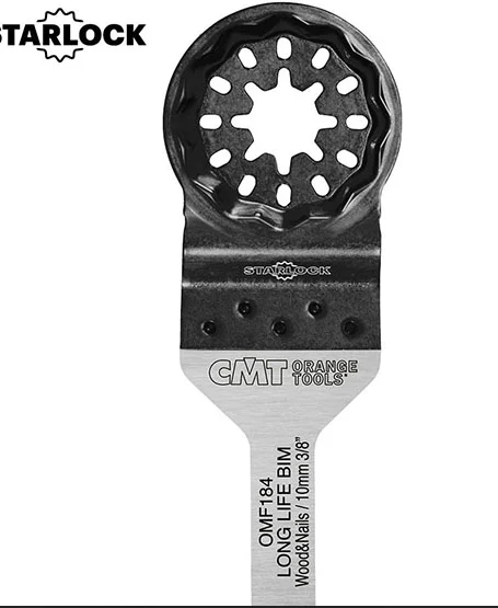 CMT OMF184-X5,10mm (3/8") Plunge and Flush-Cut for Wood & Nails. Long Life,5 Piece Pack