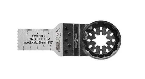 CMT OMF183-X5,20mm (13/16") Plunge and Flush-Cut for Wood & Nails. Long Life,5 Piece Pack