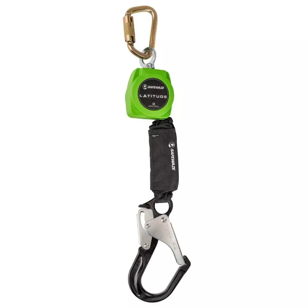 Latitude 6' Single Web SRL-P: Carabiner, Hook