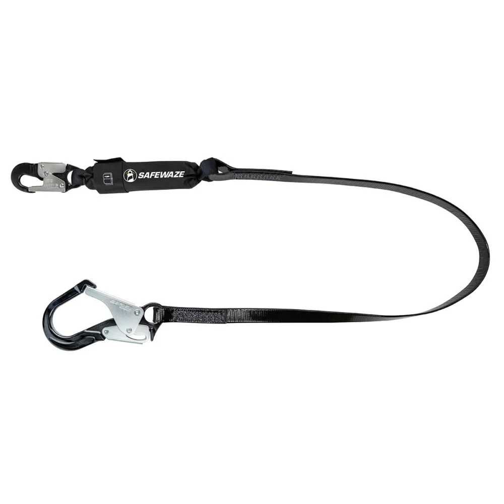 PRO-Shield 6′ Energy Absorbing Lanyard: Alu Rebar Hook
