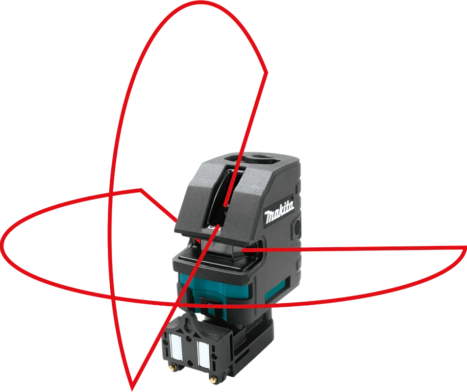 Self-Leveling Horizontal/Vertical Cross-Line Laser, Extended laser line, SK104Z