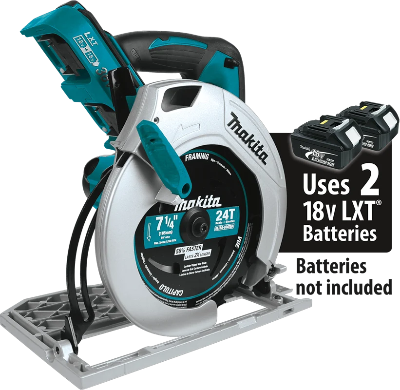 36V (18V X2) LXT? 7-1/4" Circular Saw, Tool Only, Makita-built motor, XSH01Z