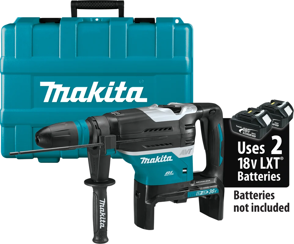36V (18V X2) LXT? Brushless 1-9/16" Advanced AVT? Rotary Hammer, accepts SDS-MAX bits, AWS?, Tool Only, XRH07ZKU