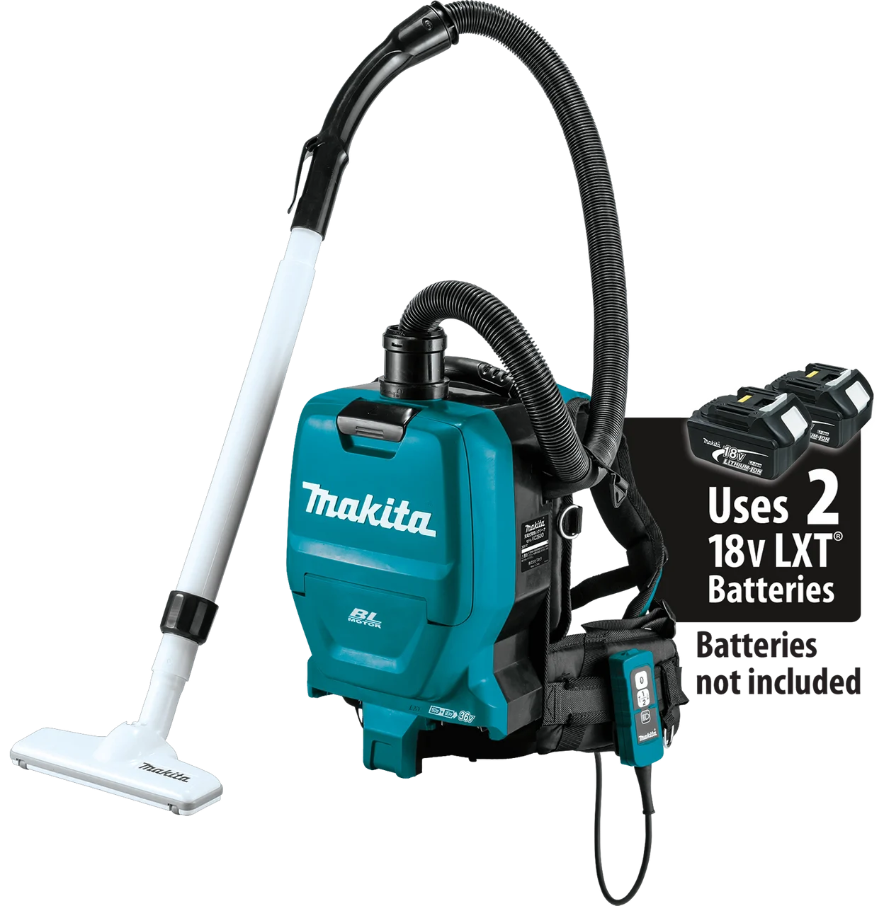 18V X2 LXT? Lithium-Ion (36V) Brushless Cordless  1/2 Gallon HEPA Filter Backpack Vacuum, Tool Only, XCV05Z