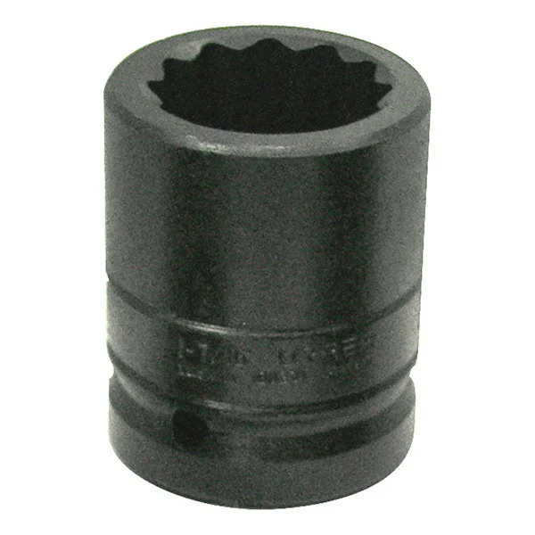 URREA 10022T 1-Inch Drive 12-Point 1 3/8-Inch Impact Socket