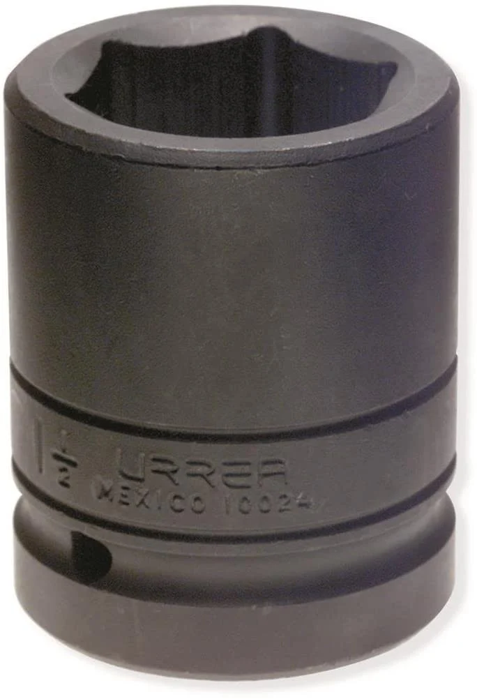 URREA Impact Socket - 2? 6-Point Socket with 1-Inch Drive & Black Oxide Coating