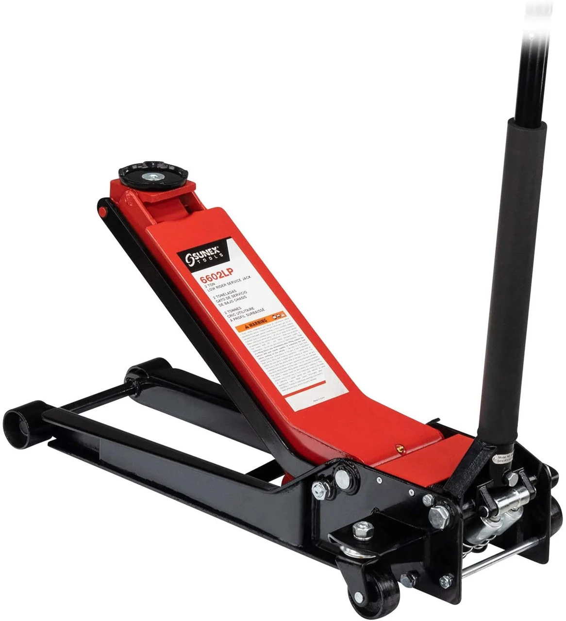 Sunex 1006602LP 2 Ton Low Rider Steel Service Jack with X-long reach (FREE Fende