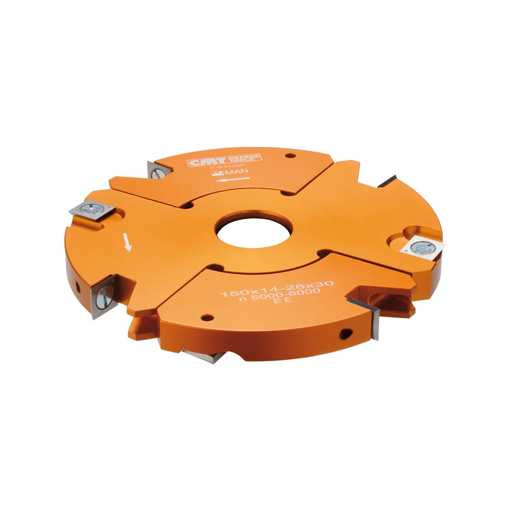 CMT 694.022.31, 6'' + 11/16'', 2 Piece Adjustable Grooving Sets