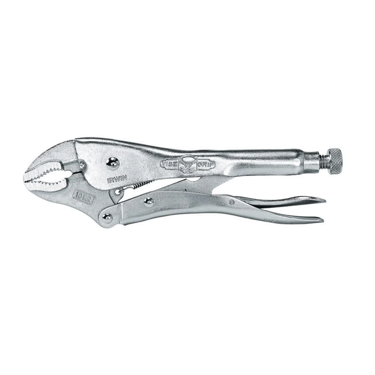 Curved Jaw Boxed Locking Pliers with Wire Cutter - 10- /250mm VSG-10WR