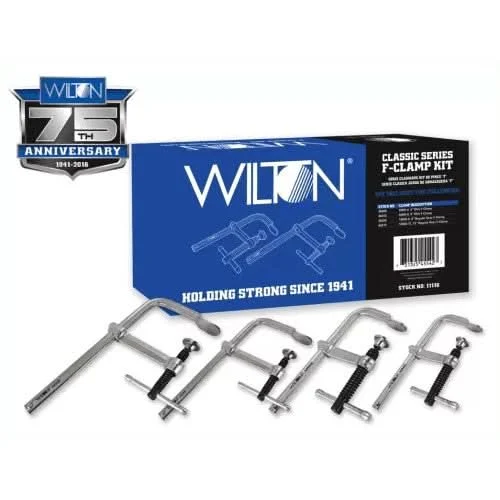 Wilton Tools 11116 4-Piece Classic Series F-Clamp Kit