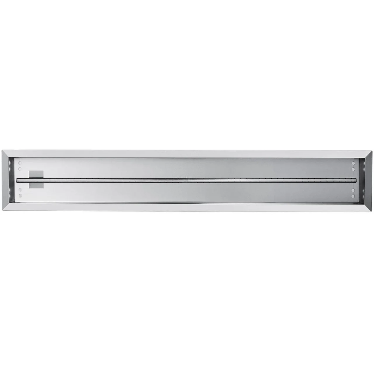 Fire Pit Pan 49x8 Inch, Stainless Steel Linear Trough Fire Pit Pan and Burner, Built-in Fire Pit Burner Pan, 90K BTU