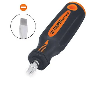 Truper Slotted Screwdriver ,Comfort Grip , 1/4x1-1/2"slotted Screwdriver Comf. G
