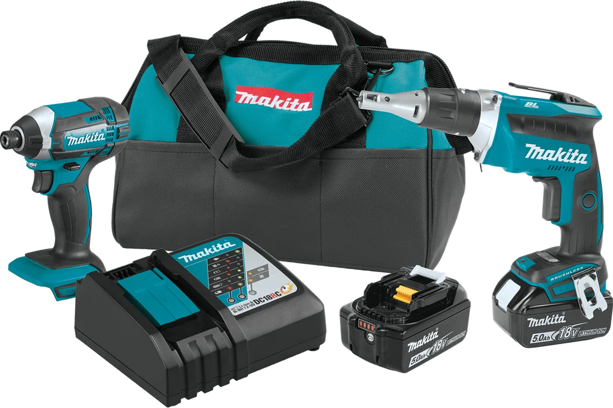 18V LXT? Lithium-Ion Cordless 2-Pc. Combo Kit (5.0Ah), Motor delivers, XT262T