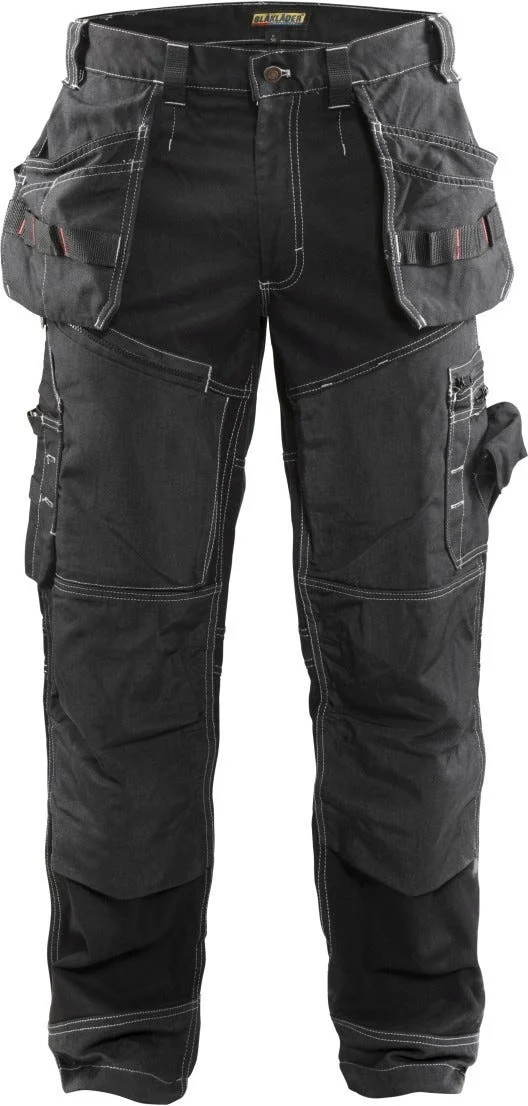 Blaklader 160013709900 X1600 Pants, Black-32"-44"