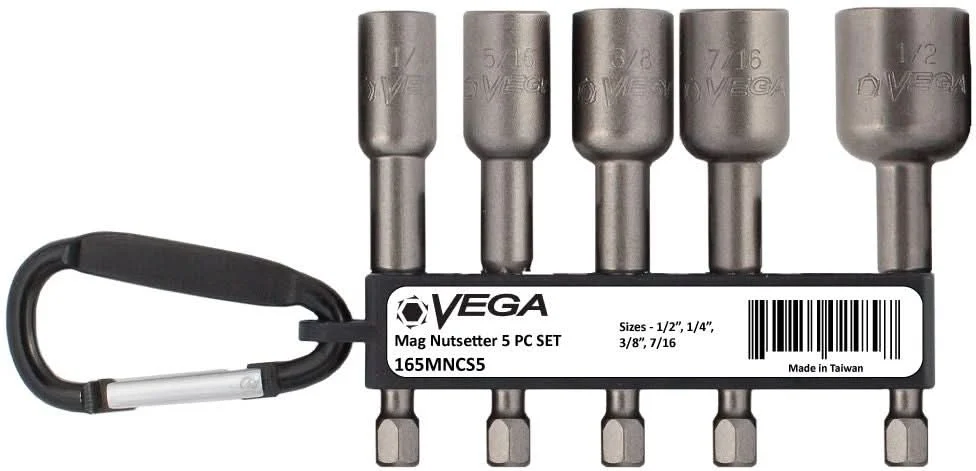 Vega 5pc Magnetic Nutsetter Set