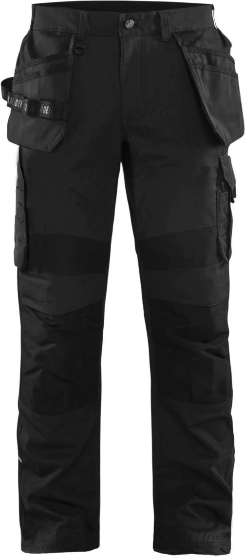 Blaklader 16911330 Ripstop Pants w/ Utility Pockets, Black