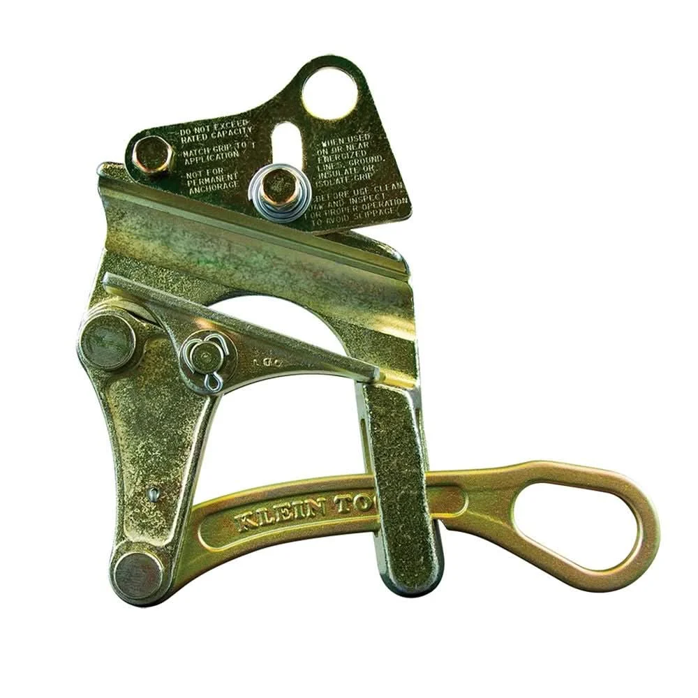 Klein Tools 1716-71 Parallel Jaw Grip - Lock, HDPE Wire to 1.362-Inch