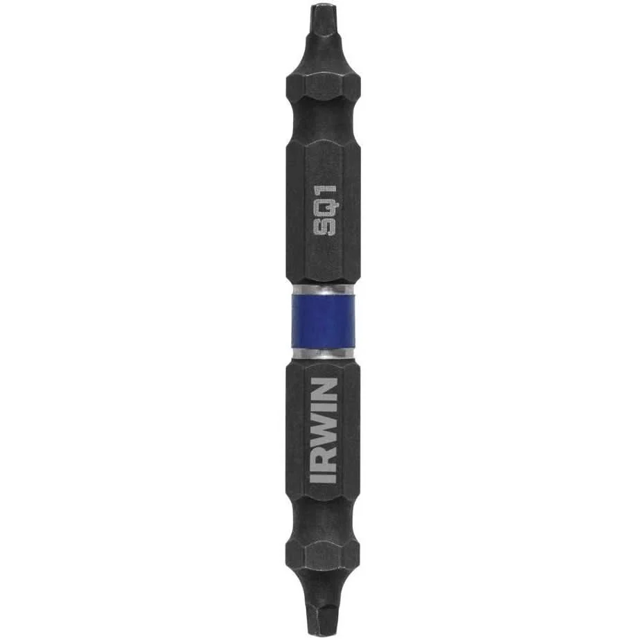Irwin 1870985 Impact Double-Ended Bits Square Recess #1SQ, #1SQ 2-3/8-in.