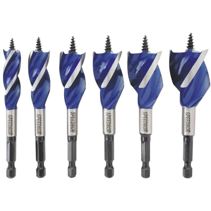 Irwin 1877239 Speedbor MAX Speed Bit 6 Piece Set