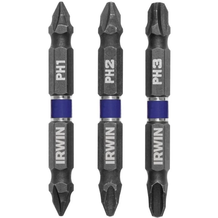 Irwin 1882352 Impact Double-Ended Bits 3 Piece Set