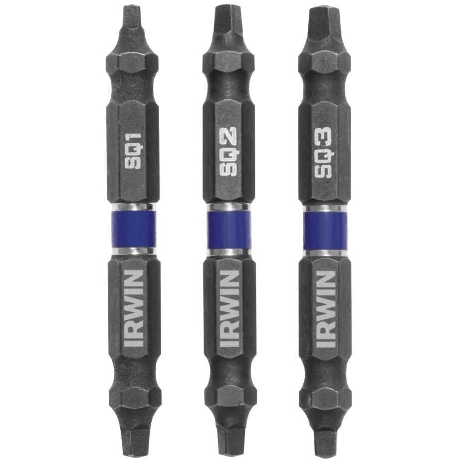 Irwin 1882353 Impact Double-Ended Bits 3 Piece Set