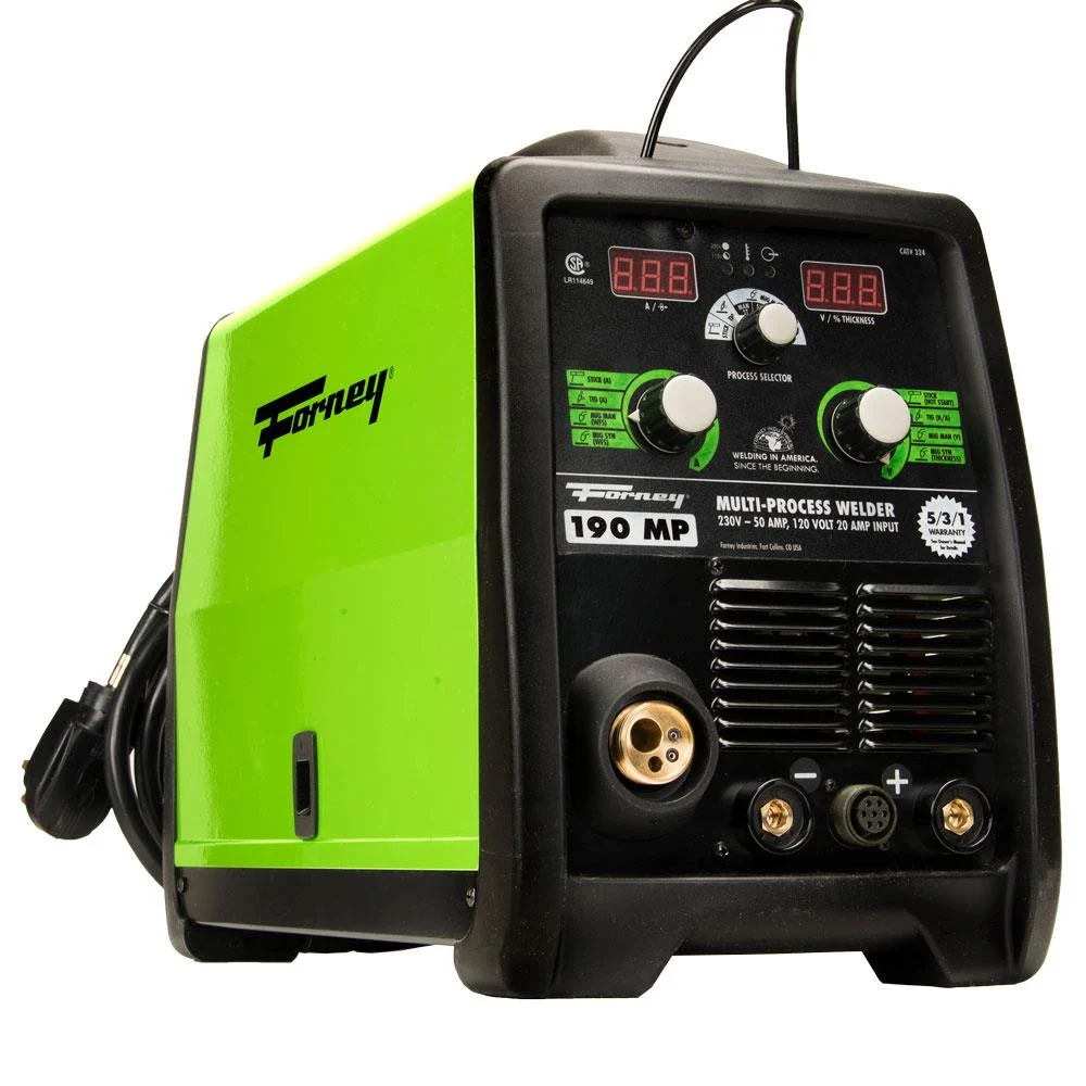 Forney 190 MP Welder, "3-in-1" Multiple Welding Processes, 120/230 Volt (Discontinued) Replaced by 410