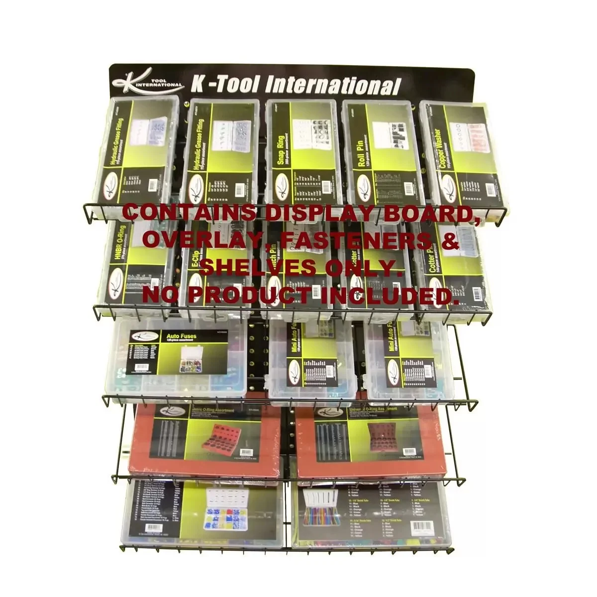 K Tool International Service Kit Hardware Rack Only