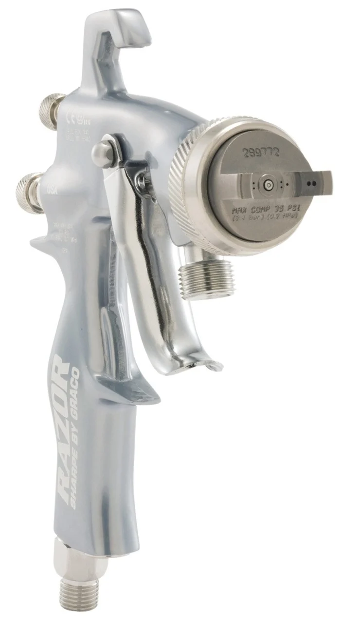 Sharpe Razor? Pressure Feed Spray Gun, Conventional Pressure, 1.8mm