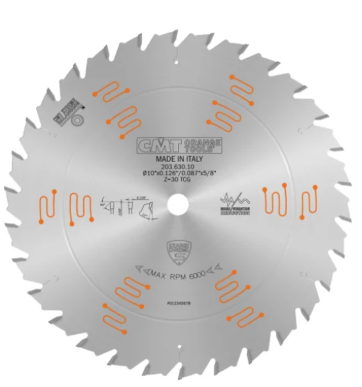 CMT 203.630.10,10'',Heavy-Duty Glue Line Ripping Blade