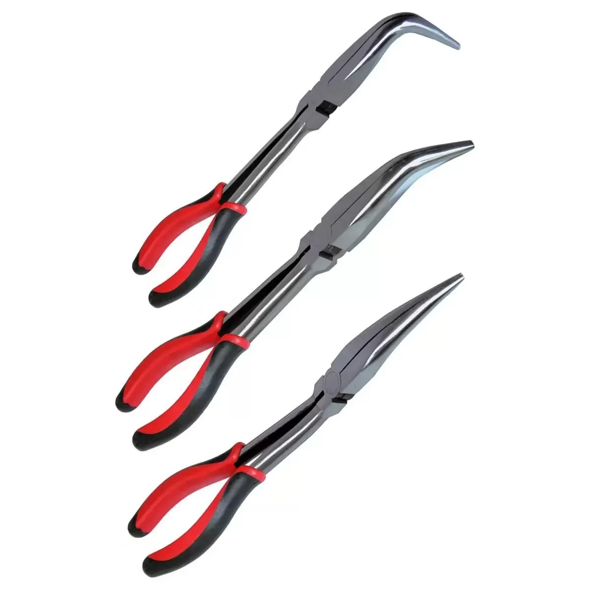 K Tool International NEEDLE NOSE PLIERS 11 INCH- 3PC