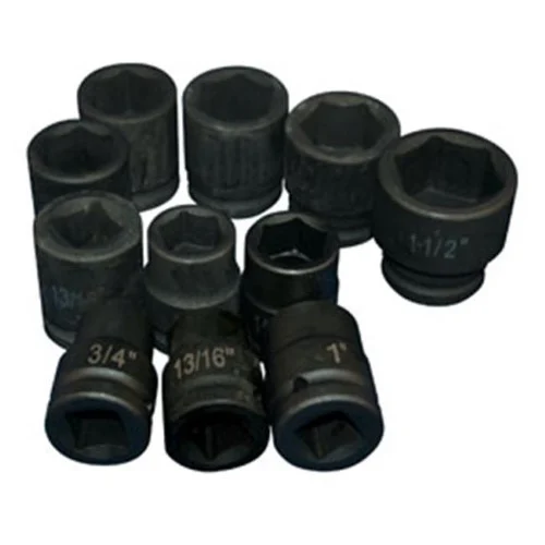 ATD Tools 11 Pc. 3/4" Drive 6 Point SAE Truck Service Impact Socket Set