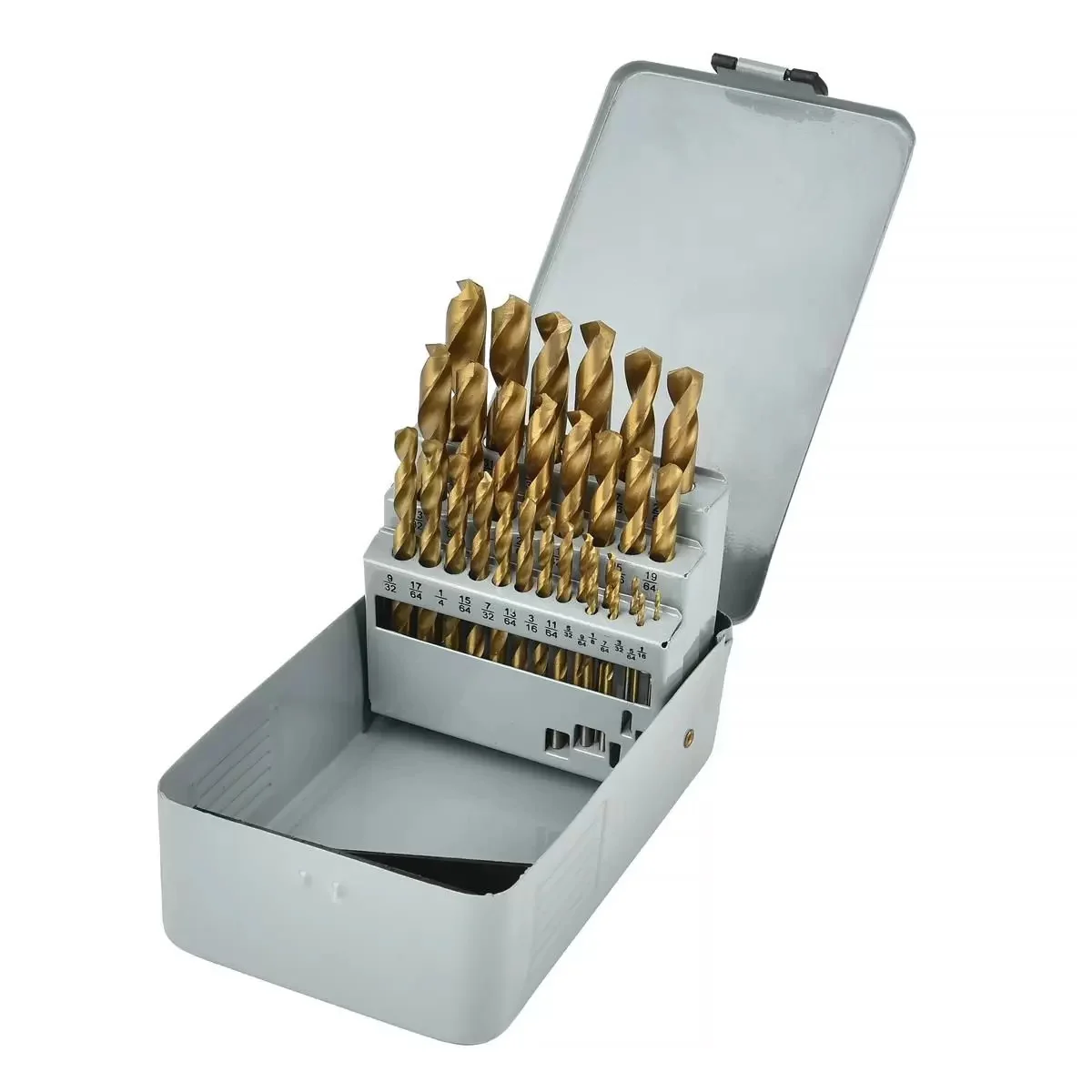 K Tool International Drill Bit Set Titanium 29 Pc