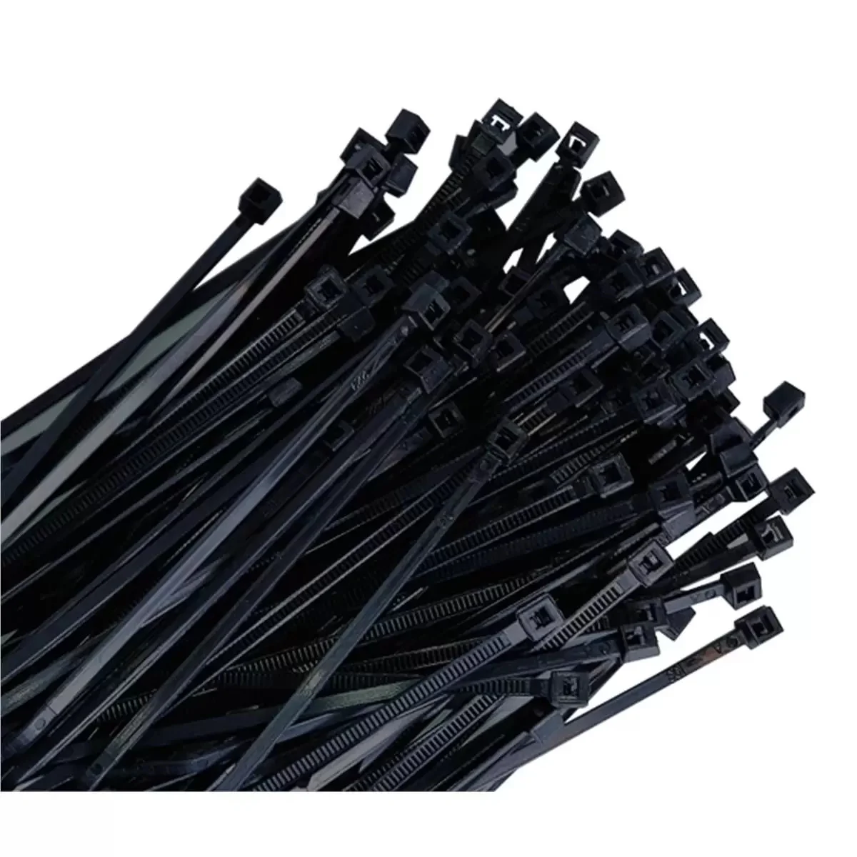 K Tool International 5-PACK Wire Tie 7in. Black 100/bag 50lb Tensile