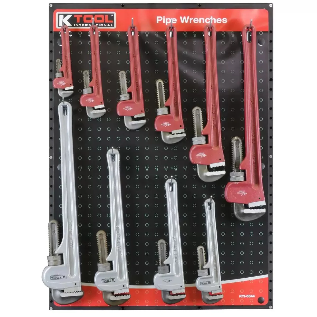K Tool International Pipe Wrench Display