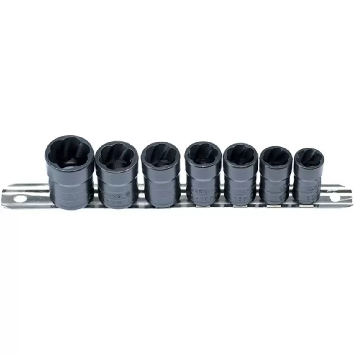 3/8? Drive 7 Piece Twist Socket Oil Drain Plug Removal System LTILT-4800