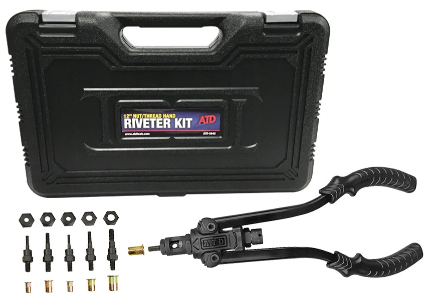 ATD Tools 13" Nut/Thread Hand Riveter Kit