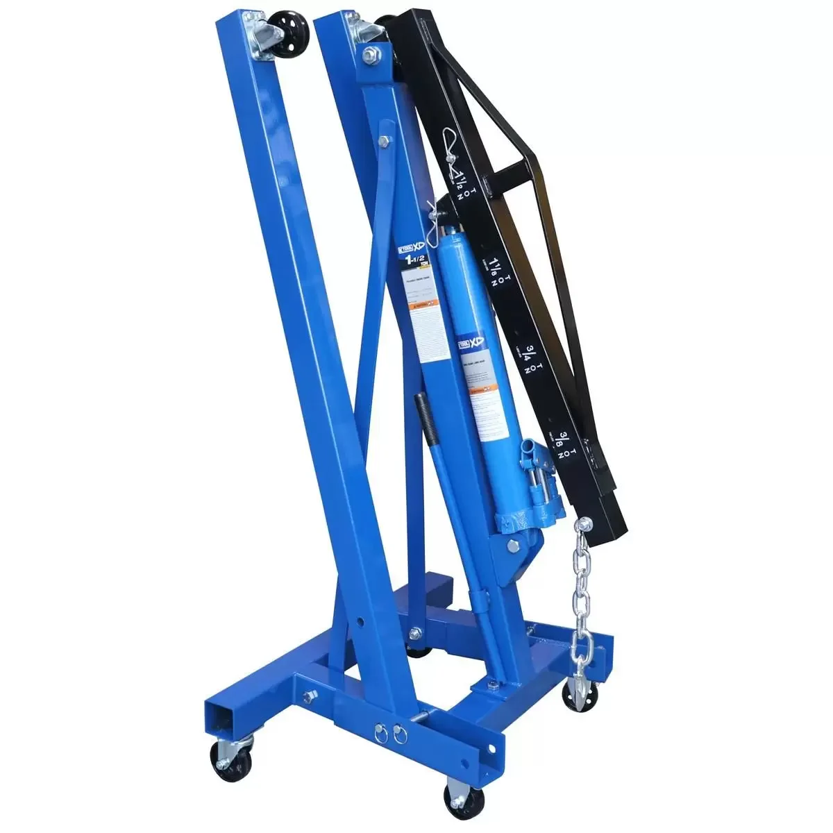 K Tool International 1.5 Ton Foldable Engine Crane W/ Fast Rise XD
