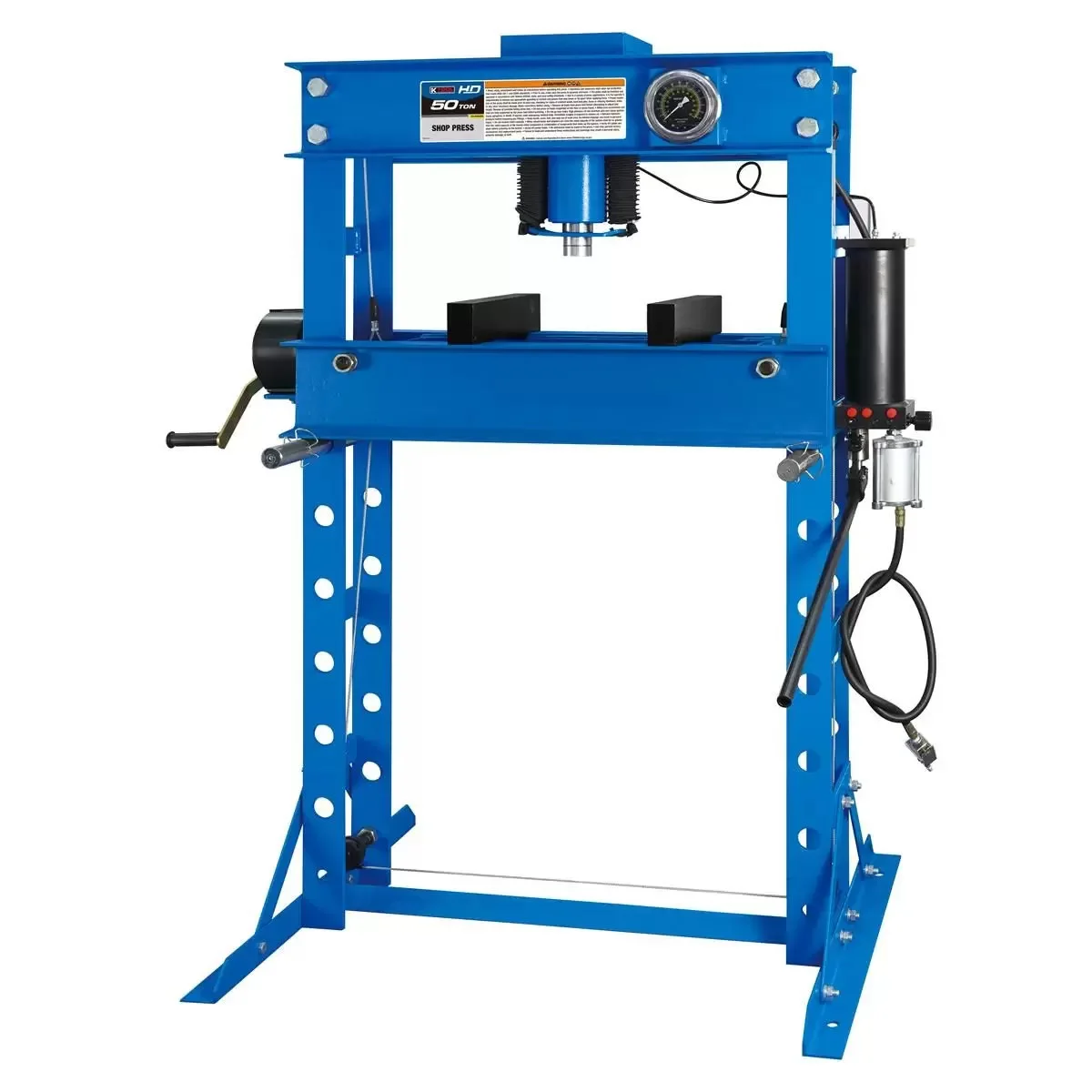 K Tool International 50 Ton Air/ Hydraulic Shop Press