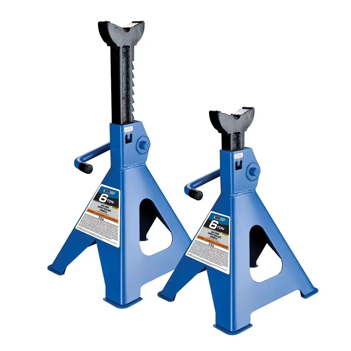 K Tool International 6-Ton Jack Stands Pair