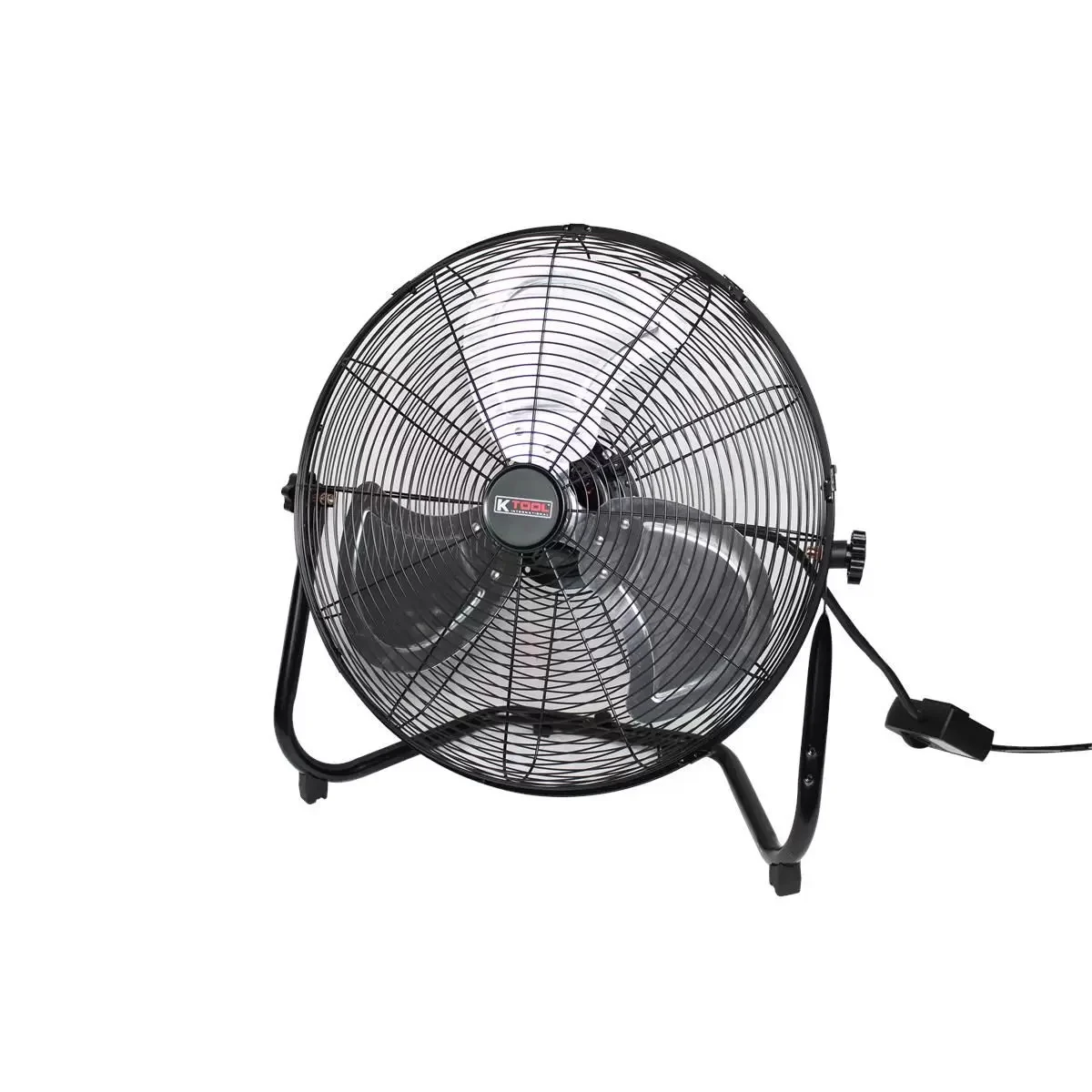 K Tool International 20" High Velocity Industrial Floor Fan w/wall mount