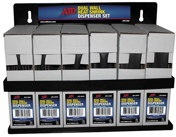 ATD Tools Dual Wall Heat Shrink Dispenser Set