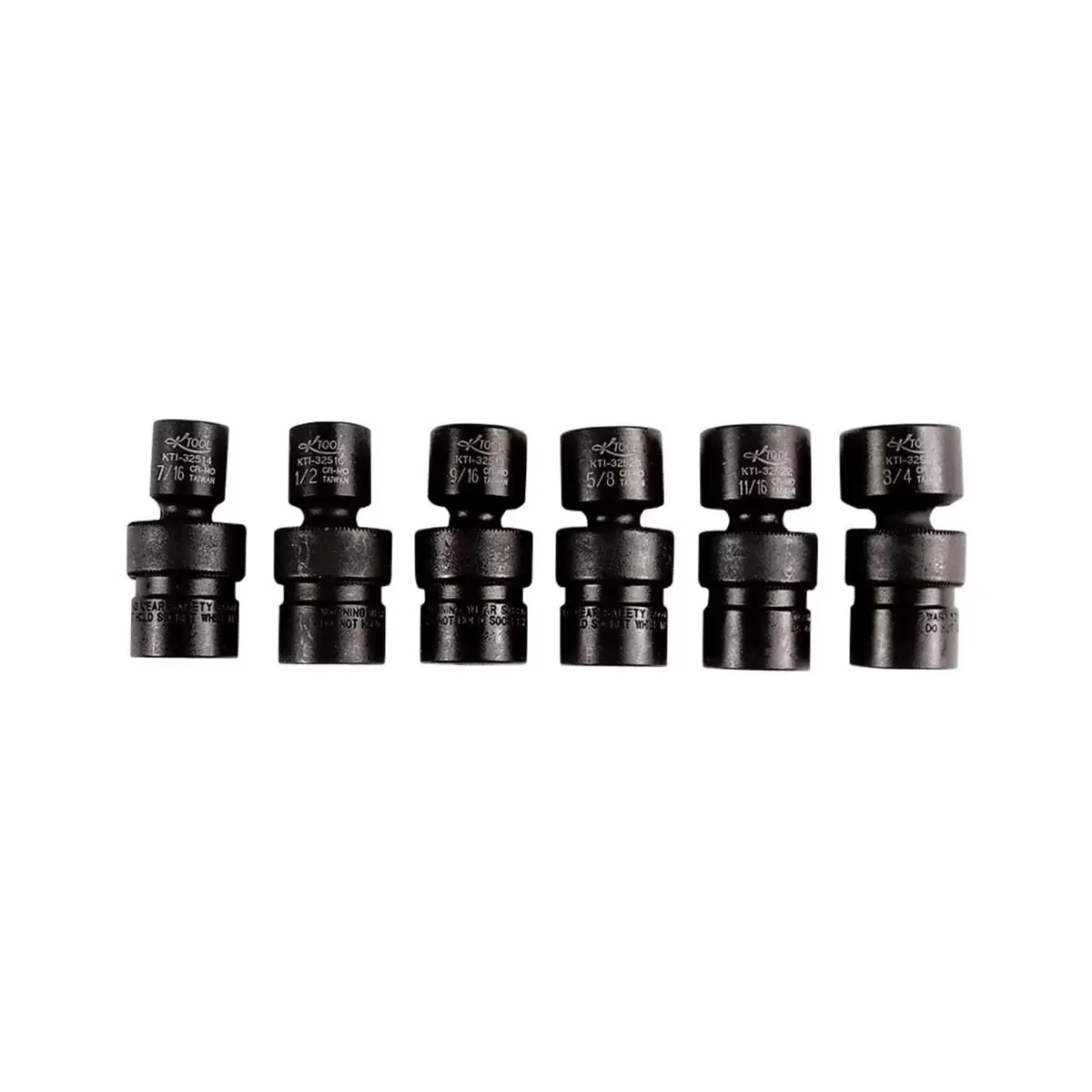 K Tool International SOC SET IMP FLEX 3/8" DR 6 PC.