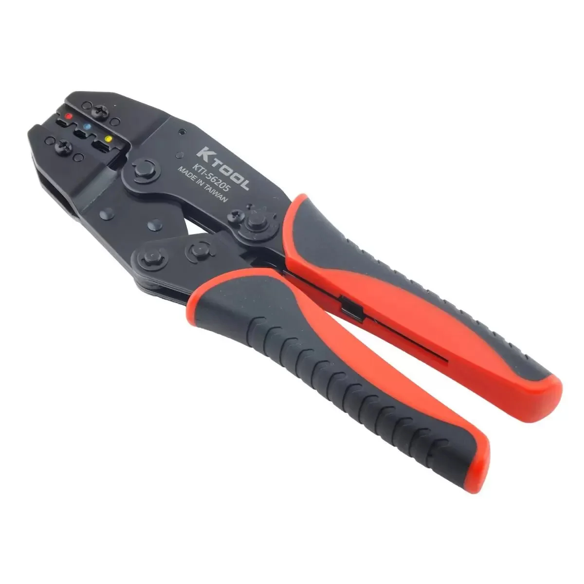 K Tool International 8.7 in. Ratcheting Terminal Crimper with Carbon St