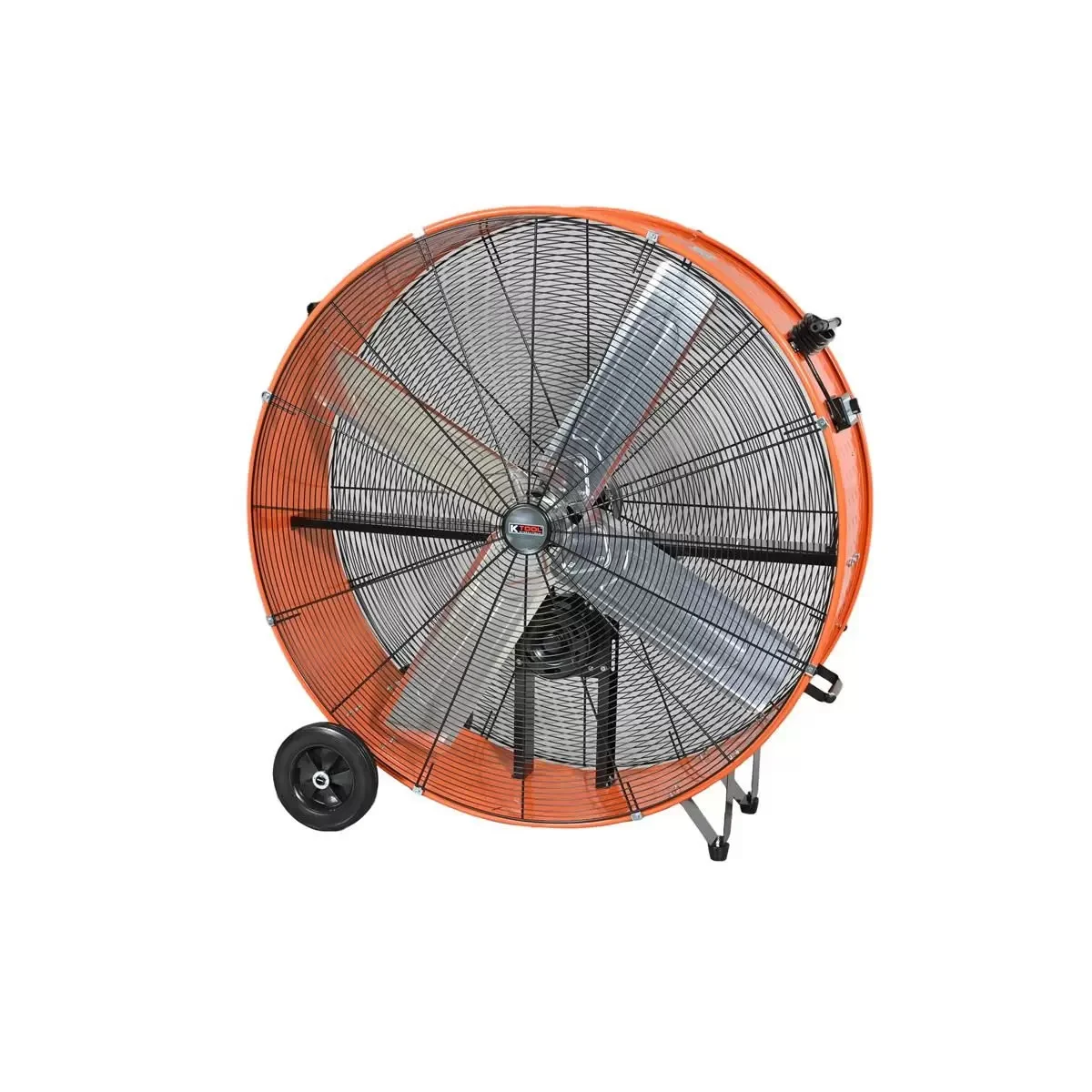 K Tool International 42" Belt Drive Drum Fan Orange