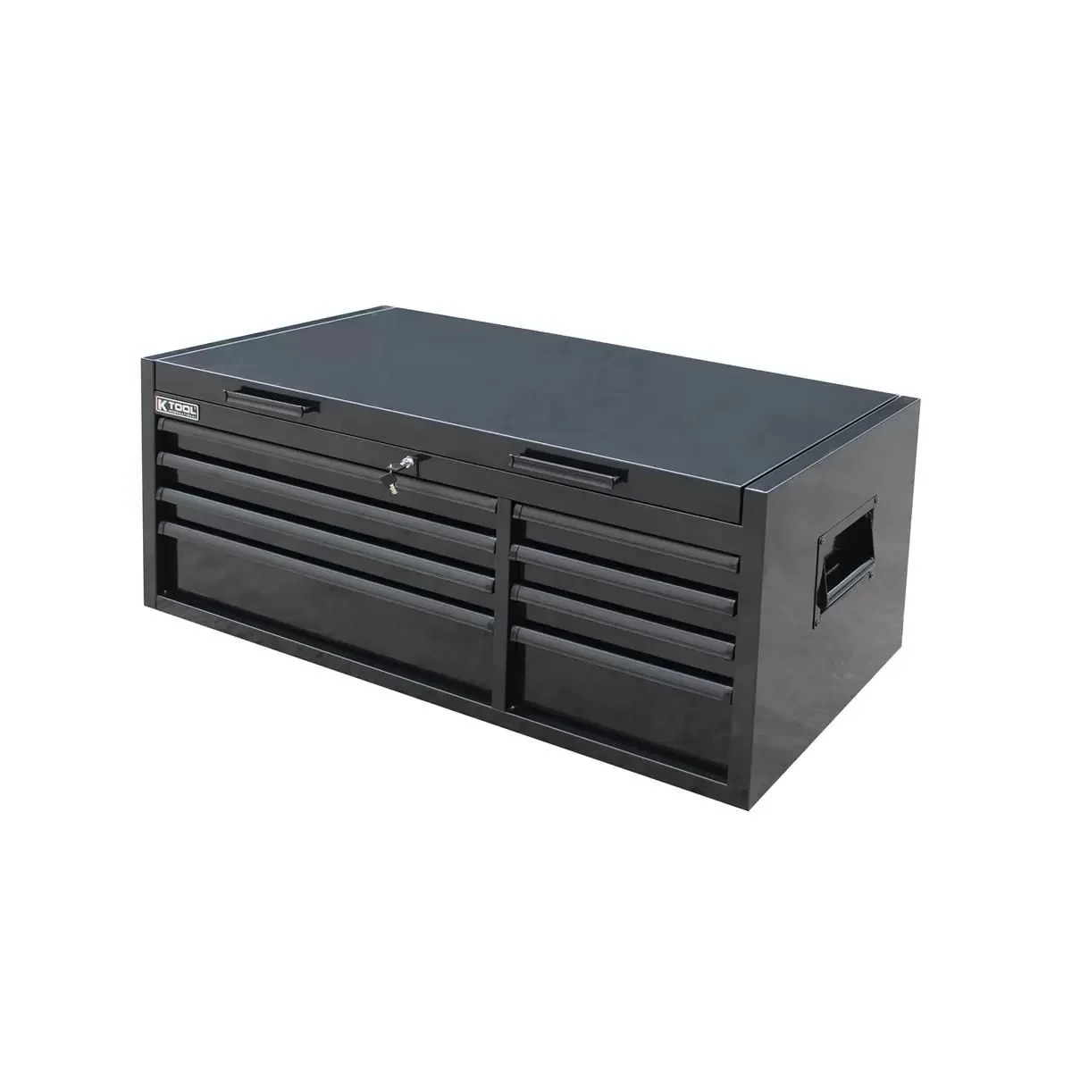 K Tool International Black Pro Series Tool Chest 54" Top 8-Drawer