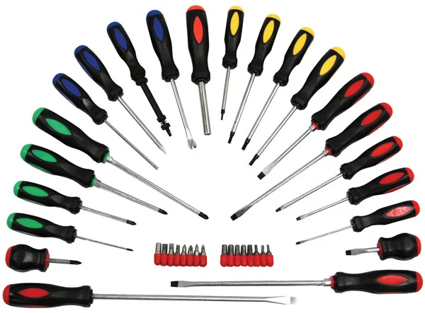 ATD Tools 22 Pc. Screwdriver with 16 Pc. Bit Set