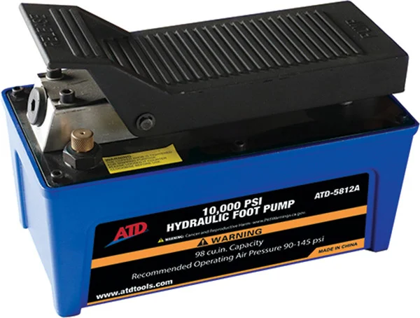 ATD Tools 10,000 PSI Hydraulic Foot Pump