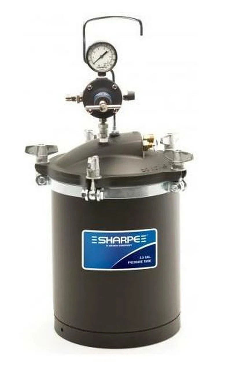 Sharpe 2.5 Gallon Pressure Pot with Single Regulator