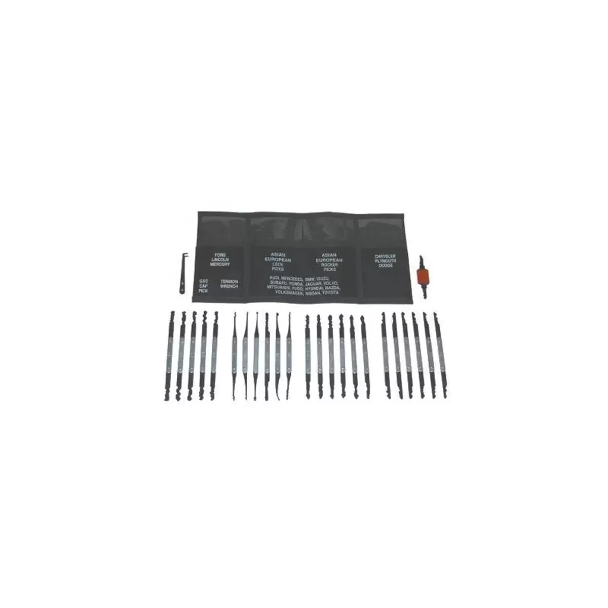 LOCK PICK SET 25PC FORD-CHRY-FOREIG LTI340A